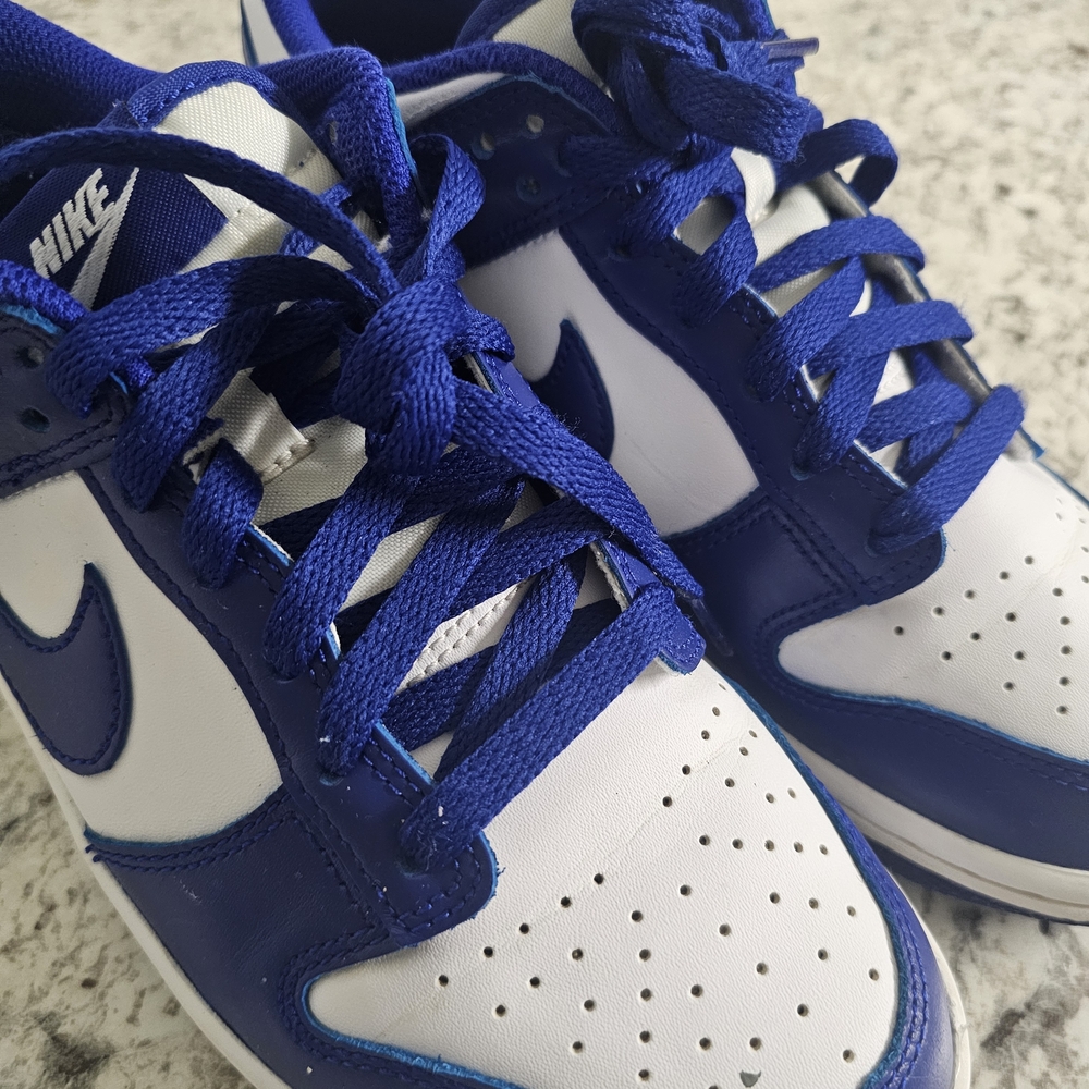 Nike Kids Blue and White Sneakers